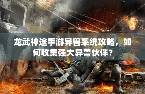 龙武神途手游异兽系统攻略，如何收集强大异兽伙伴？