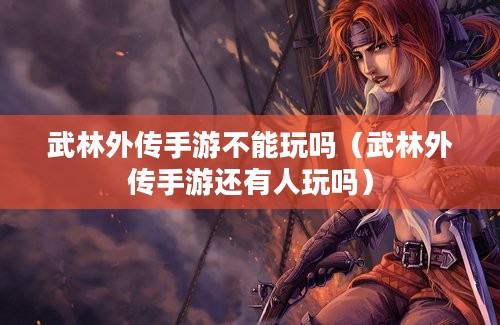 武林外传手游不能玩吗（武林外传手游还有人玩吗）