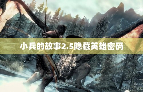 小兵的故事2.5隐藏英雄密码