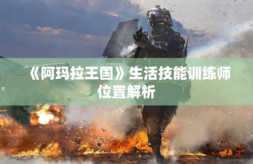 《阿玛拉王国》生活技能训练师位置解析