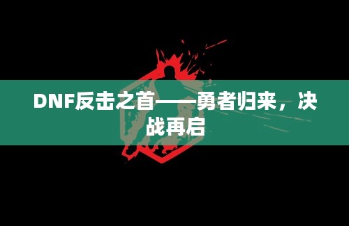 DNF反击之首——勇者归来，决战再启