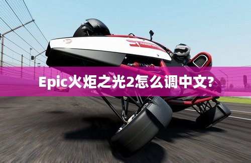 Epic火炬之光2怎么调中文?